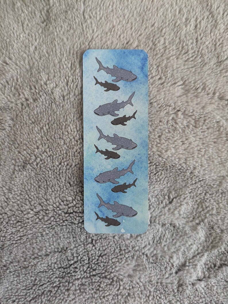 Whale Shark, Bookmark, Whale Shark Gift, Bookmark Sea Creature, Book Lover, Marine Biology Gift, Whale Bookmark Double Whale