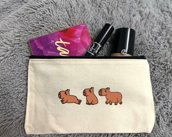 Capybara, Capybara Pencil Case, Cute Capybara Gift, Capybara Lover, Pencil Pouch, Gifts For Her, Back To School, Funny Capybara