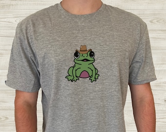 Cowboy Frog Shirt, Frog shirt, Cowboy Frog, Frog Lover Gift, Cute Frog Shirt, Toad Shirt