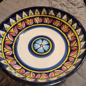 Italian Vietri Art Serving Bowl