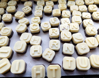 Luxury Handmade Belgium Chocolates Letter with Bee Products in Chocolate with Pollen,Bee Bread,Cranberry/Sweets Gift for a Tea Break