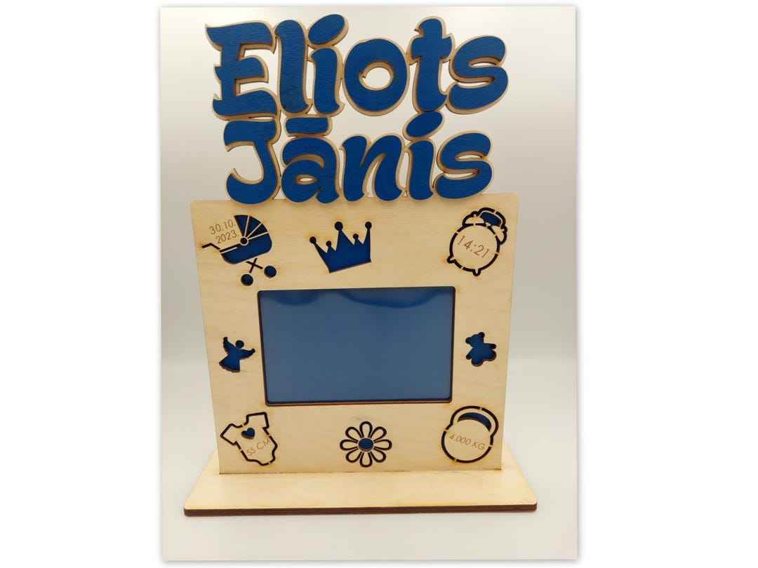 Personalized Baby Photo Frame: Custom Keepsake for Cherished Memories ...