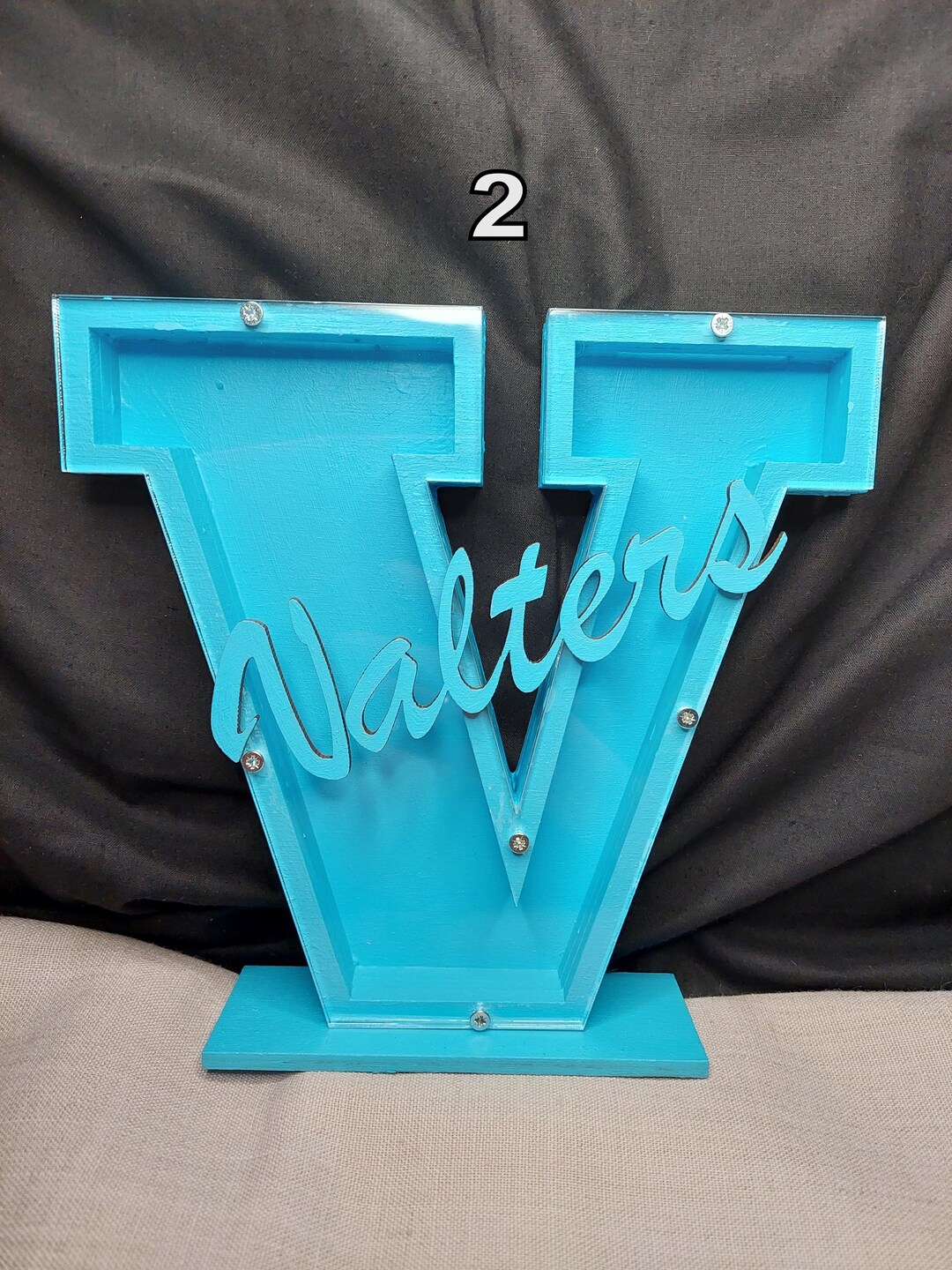 Coin Bank Lettering Personalized Piggy Bank Letter: Custom Wooden Initial Coin Bank for ...