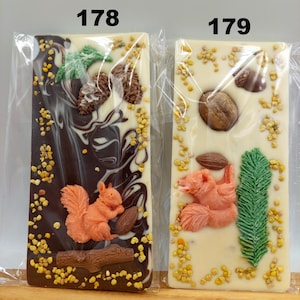 Luxury Handmade Christmas Belgium Chocolates with Bee Products in Chocolate with Pollen Bee Bread Sets 25pcs Cranberry Sweets Gift