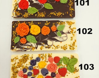 Handmade Belgium Chocolate with Bee Pollen & Cranberry - Luxury Gift