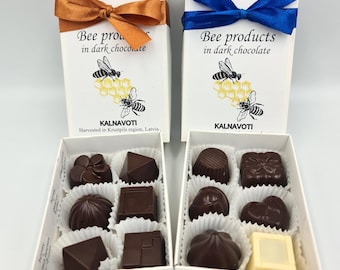 Deliciosos productos apícolas en chocolate: miel, polen y más en delicias gourmet