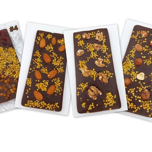Premium Handmade Belgian Chocolates Infused with Bee Products and Nuts- 25pcs Perfect Tea Time Treat & Wedding Gift