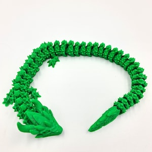 Articulated 3D Printed Dragon Toy – Flexible Fantasy Fidget Pet Gift