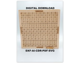 Euro Money Bank SVG Template: Laser Cut File (Digital Download)