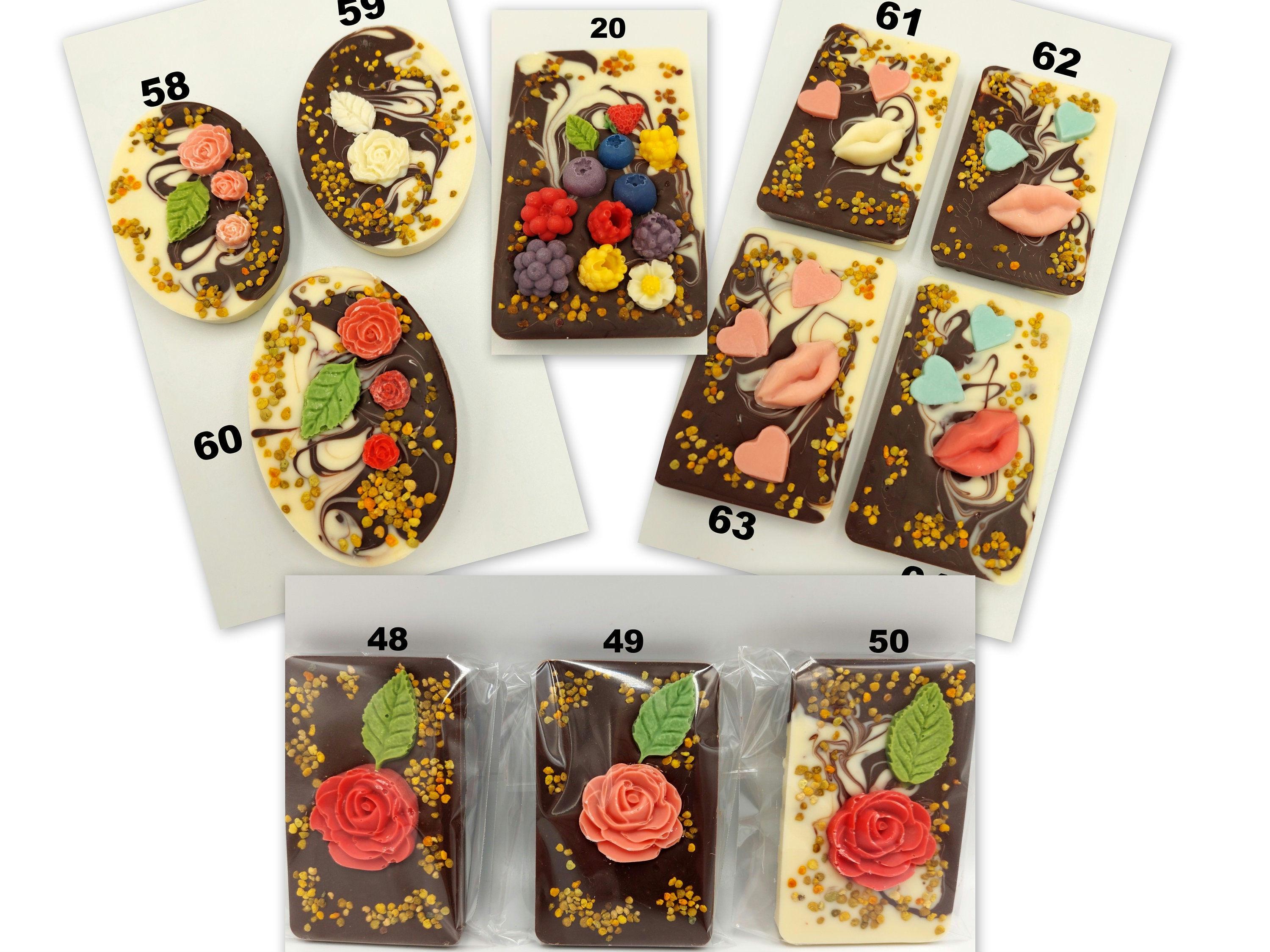 Luxury Handmade Belgium Chocolates with Bee Products in Chocolate with Pollen Bee Bread Cranberry  Sweets Gift for a Tea Break Gift Wedding