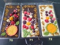 Handmade Belgium Chocolate Bar: Bee Pollen, Cranberry, Bee Bread product logo