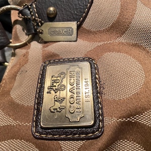 COACH Umhängetasche Braun / Vintage COACH Umhängetasche Braun