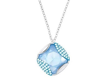 Verzilverde harthanger - Elegante ketting van Swarovski-kristal - Tijdloze schoonheid en romantische elegantie - Luxe damesaccessoire