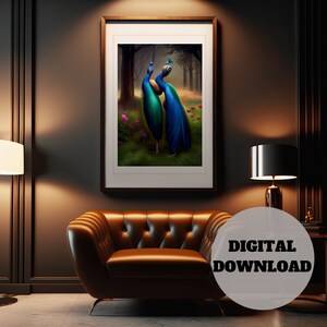 Peacock Feathers Wall Art Peacock Painting Peacock Art Peacock Wall Art Peacock Poster Peacock Wall Decals Peacock Home Decor Peacock Print