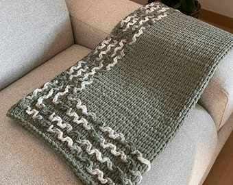 Baby Blanket, Television Terrace Throw Blanket, Crochet Alize Puffy, Chunky Hand Yarn Knit, Housewarming Gift, Trending Mothers Day