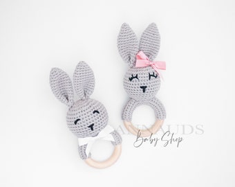 Sweet bunny rattle