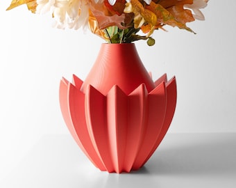 Decorative 3d Vase "Makio" for flowers Home Decor - Unique crafted 3D Printed