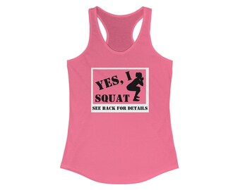 Gym Goddess Slim Fit Racerback Tank Top: Humorous Workout Statement | Women's Gym Apparel