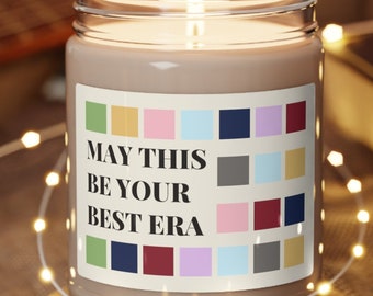 May This Be Your Best Era Candle, New Year Candle, Swiftie Gift, Swiftie Candle, Birthday Era Candle, Birthday Gift, Eras Tour Merch, Swift