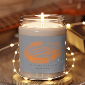 NEYLAND STADIUM Scented Soy Candle, 9oz,Tennessee candle, Vols gift, Tennessee home decor, Knoxville gift