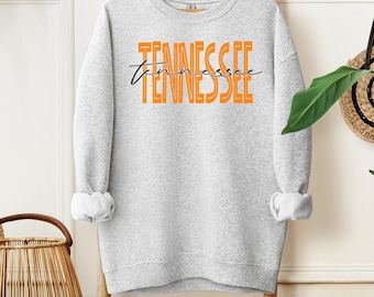 TENNESSEE GAME DAY Crewneck Sweatshirt, Vols Christmas gift, Rocky top sweatshirt,Vols Tennessee shirt, trendy game day sweatshirt