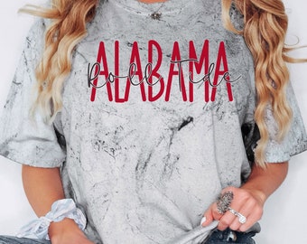 ALABAMA ROLL TIDE comfort colors Unisex Color Blast T-Shirt, roll tide shirt, Alabama game day, trendy game day