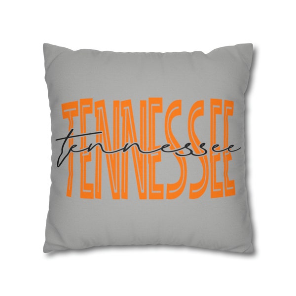 REVERSIBLE NEYLAND STADIUM Polyester Square Pillow Case, Knoxville Tennessee, Rocky Top, Tennessee gift, Vols gift