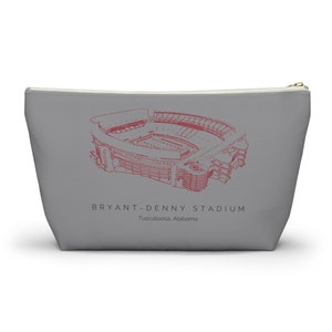 Alabama Accessory Pouch w T-bottom, Alabama makeup bag, Alabama stadium bag