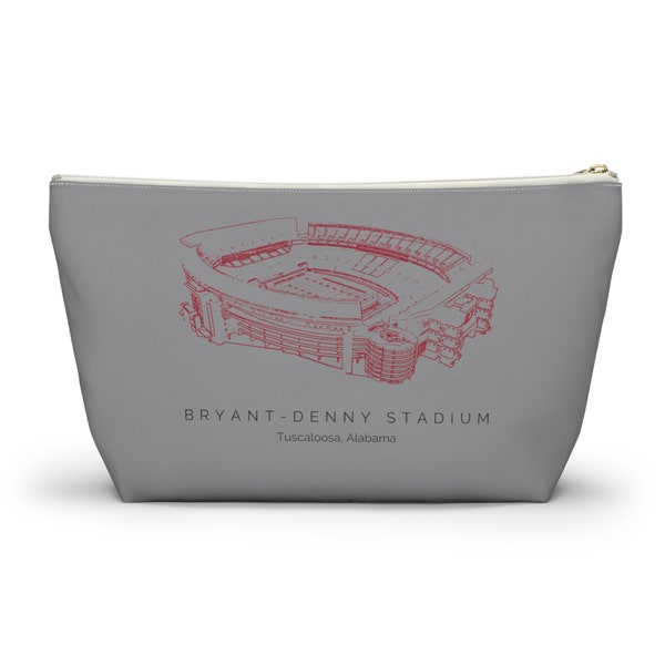 Alabama Accessory Pouch w T-bottom, Alabama makeup bag, Alabama stadium bag