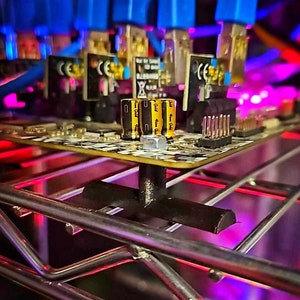 Motherboard Standoff Feet for CPU/GPU Mining, Wire Rack Compatible - 6 Pack