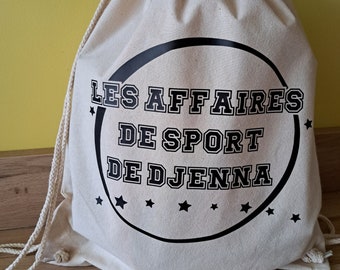 sac de gym sport personnalisé