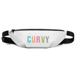 CURVY Fanny Pack for Women | Fanny Pack for Plus Size Women | Party Favors | Women Shoulder Bag with Zipper | Crossbody Bag | Belt Bag