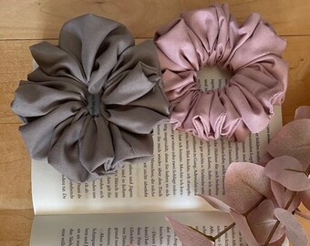 Uni Color Schrunchies / Ein Farbig Haargummi