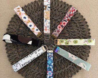 Upcyled Key Fob/ Key Wristlet