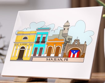 El Viejo San Juan, Puerto Rico - "El Convento" Ceramic Tile