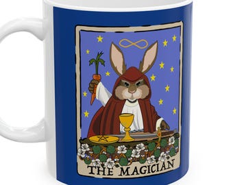 Bunny The Magician - Tarot card coffee mug