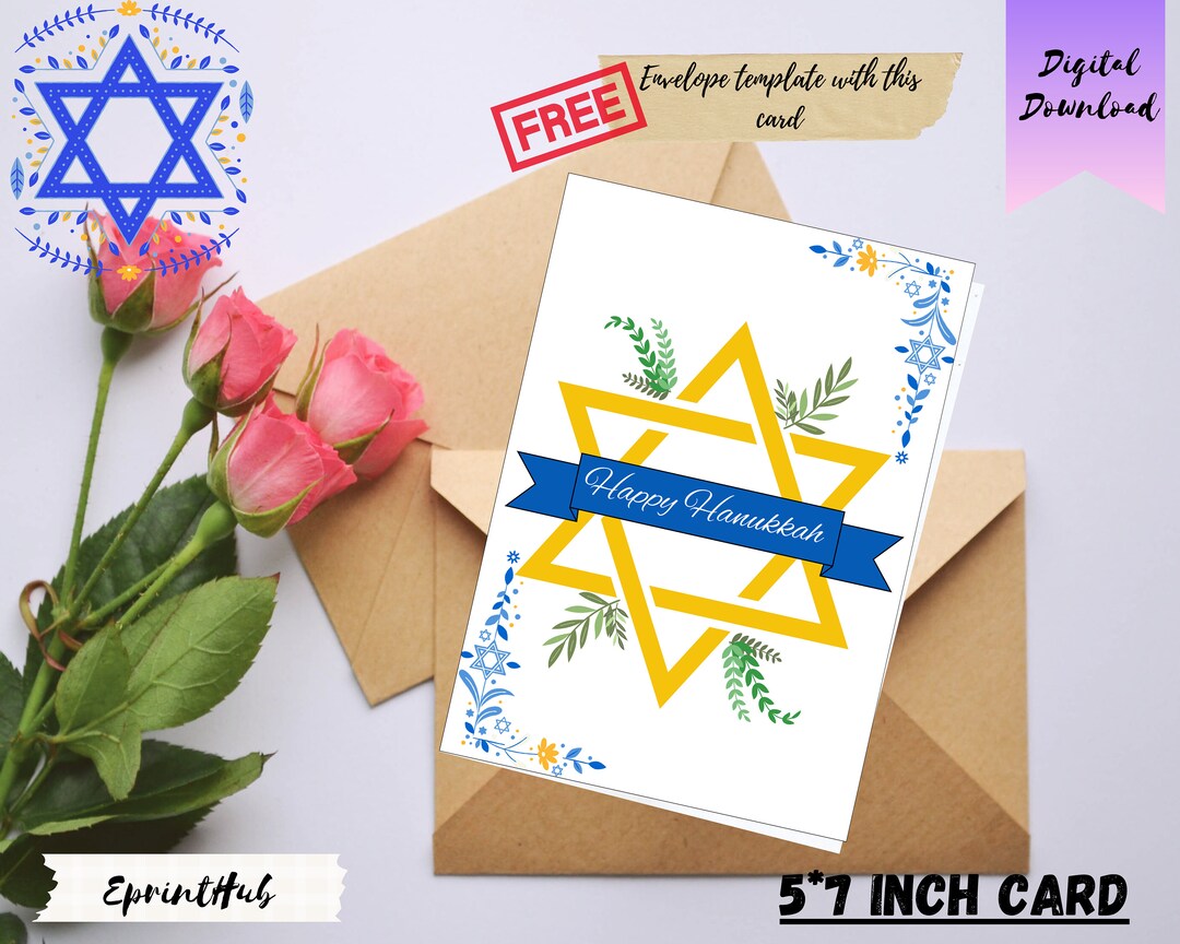 Star of David Printable Hanukkah - Il 1080xN.5551014484 N8u1 