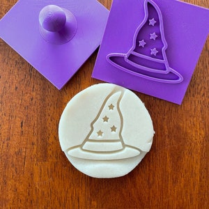Halloween Wizards Hat Embossing Stamp