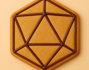 Dungeons and Dragons (D&D) d20 Game Dice Stamp or Cutter Set (DND5)