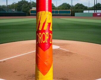 Custom Fire Plastic Bat