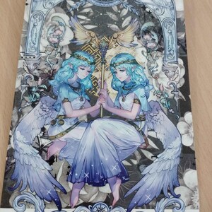Carte fait main Zodiaque : Gémeaux, Gemini, carte scrapbooking, enveloppe fournie