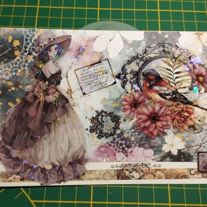 Carte fait main, carte scrapbooking, enveloppe fournie
