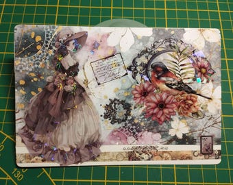 Carte fait main, carte scrapbooking, enveloppe fournie