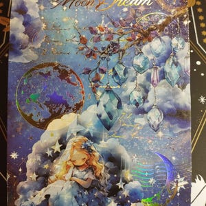 Carte fait main : Dream, carte scrapbooking, enveloppe fournie