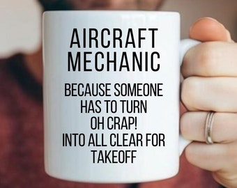 Aircraft Mechanic Coffee Mug: Avionics Tech Gift