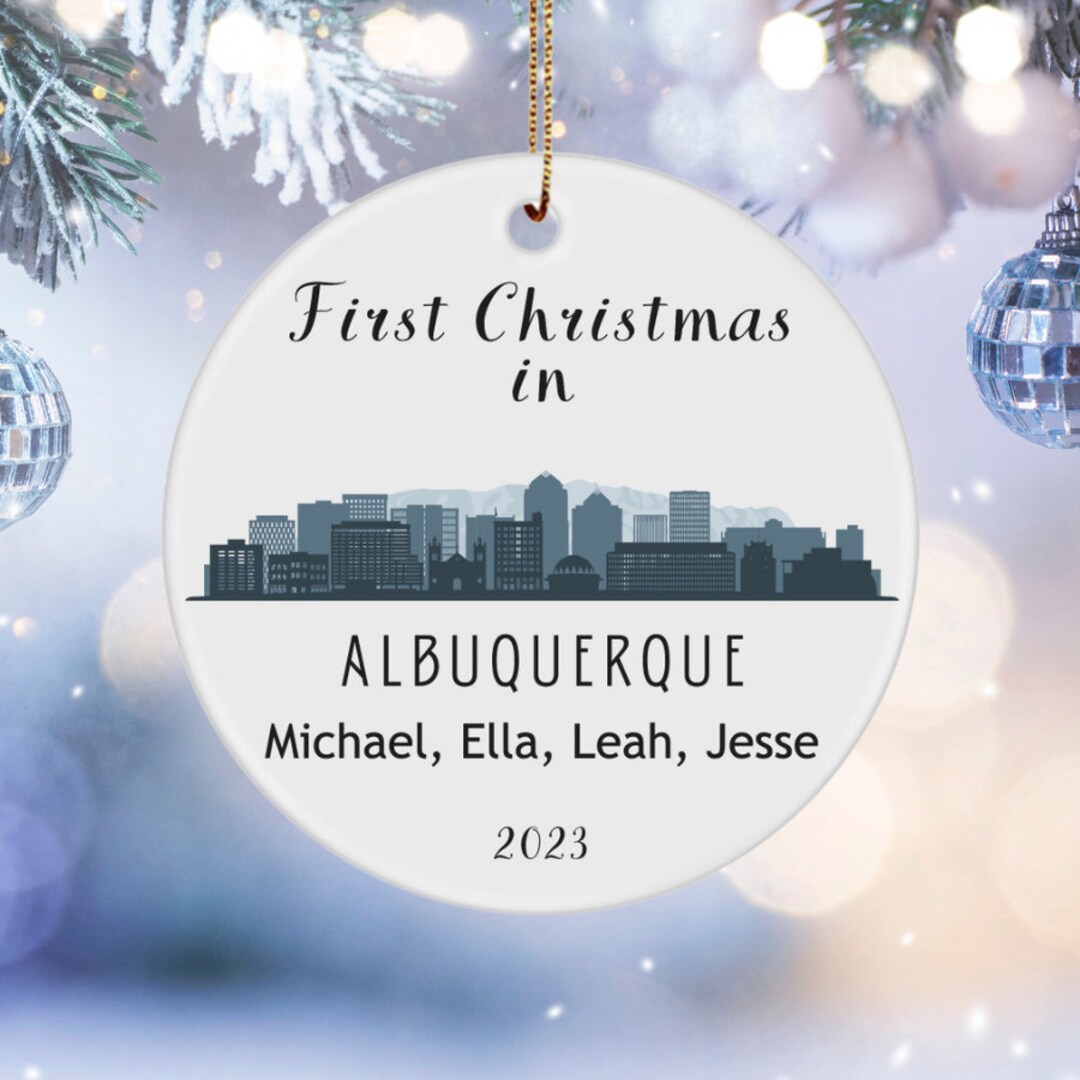 First Christmas in Albuquerque New Mexico Ornament 1st Xmas Etsy