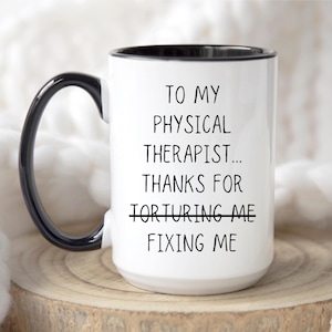 Taza divertida para fisioterapeutas: Regalo de agradecimiento para fisioterapeutas