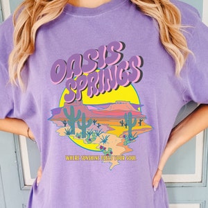 The Sims 4 Oasis Springs Oversized T Shirt, Sims 4 Desert World Shirt, Sims 4 Merch, Gift for Simmer, Gift for Gamer Girl, Oasis Springs Tee