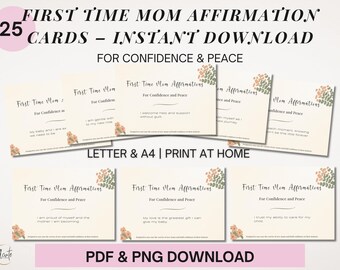 Pregnancy Affirmation Cards: Positive Self-Love for New Moms (Digital Download)