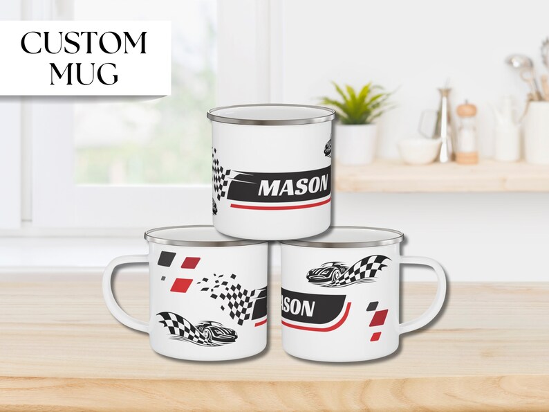 Custom Racing Theme Race Car Birthday Party Decor Personalized Children ...